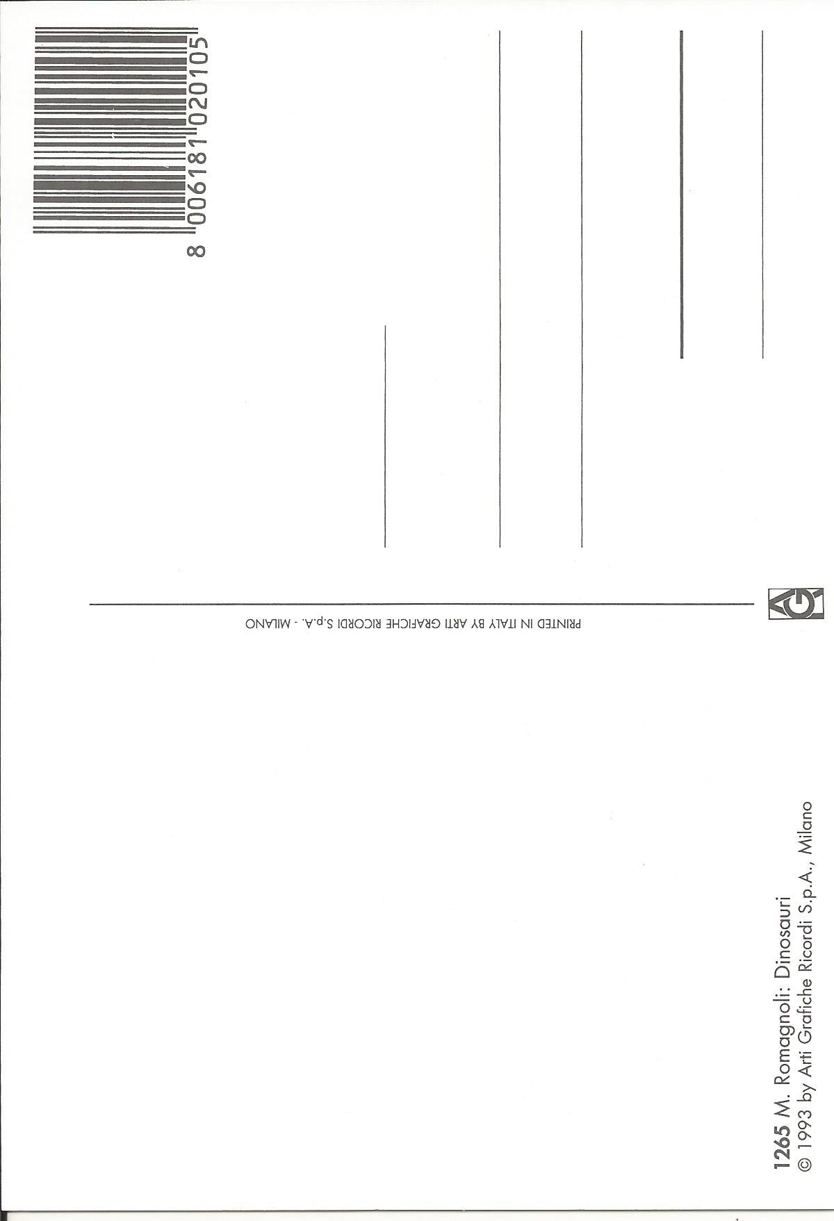 T-Rex - Stegosaurus - Velociraptors - Triceratops ~ Postcards - Dinosaur Art