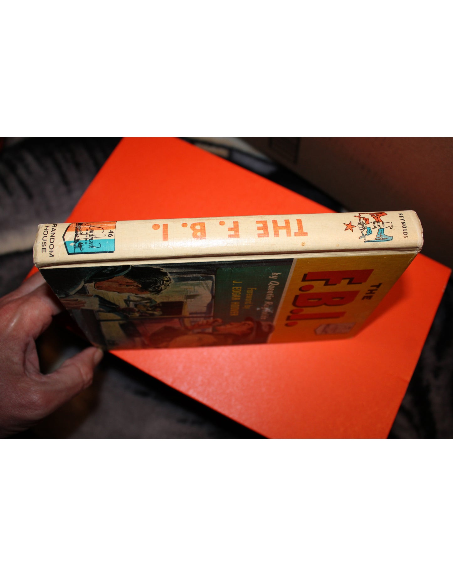 F.B.I. Quentin Reynolds Book * J. Edgar Hoover Landmark Books 1963