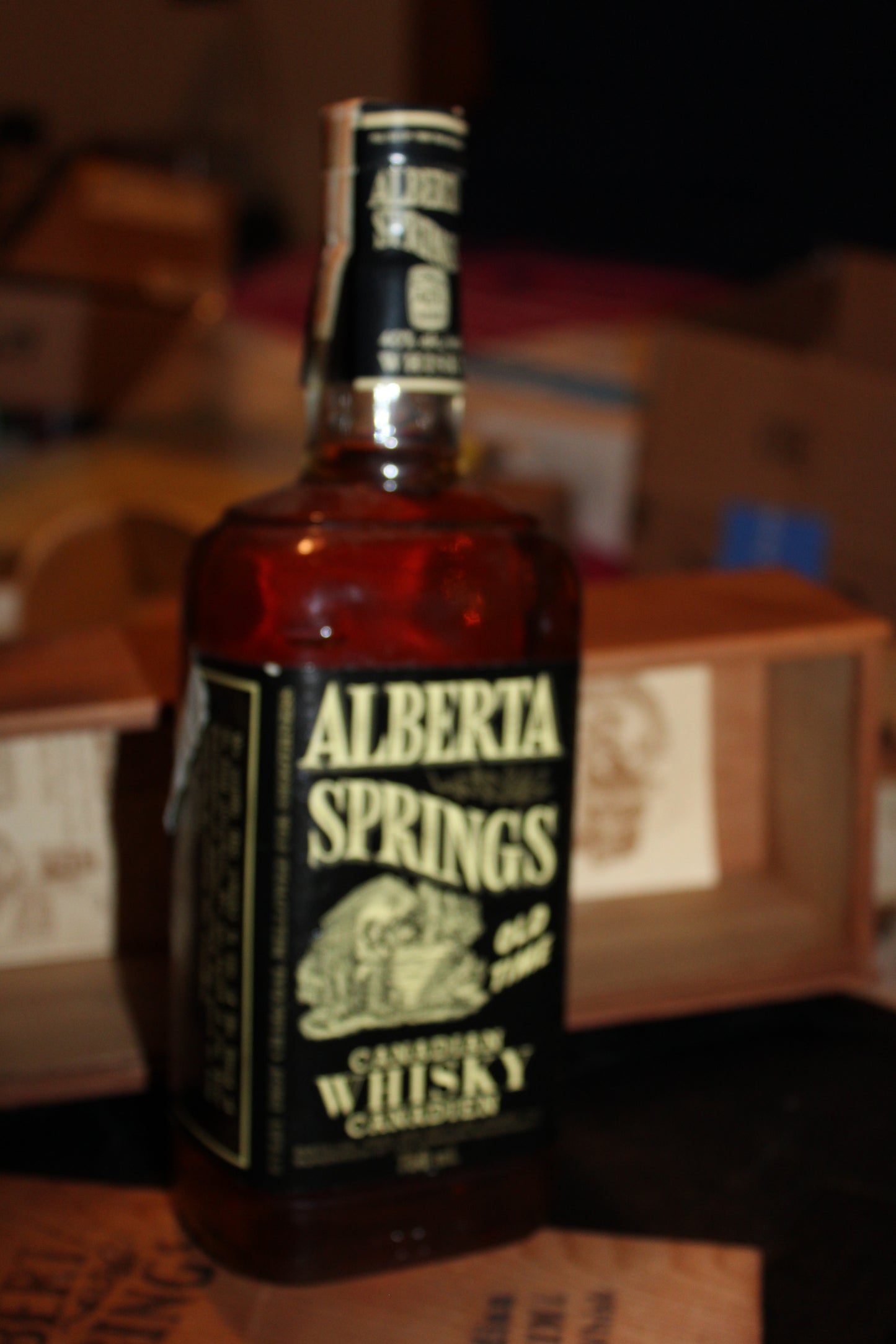 1978 Alberta Springs OLD TIME Whisky ~ Rare sealed bottle
