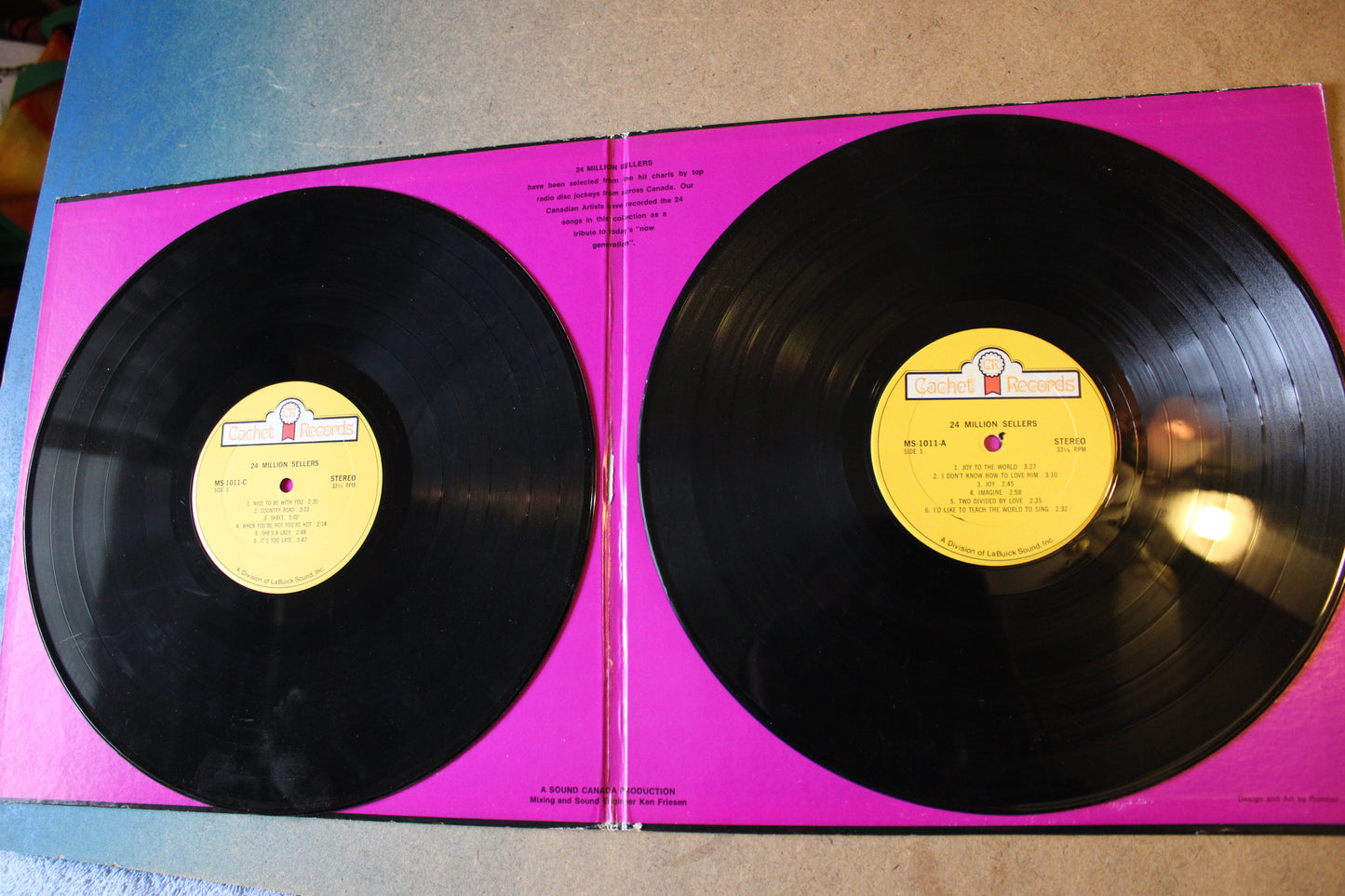 24 Million Sellers Special two-album set 1973 Vinyl Gatefold