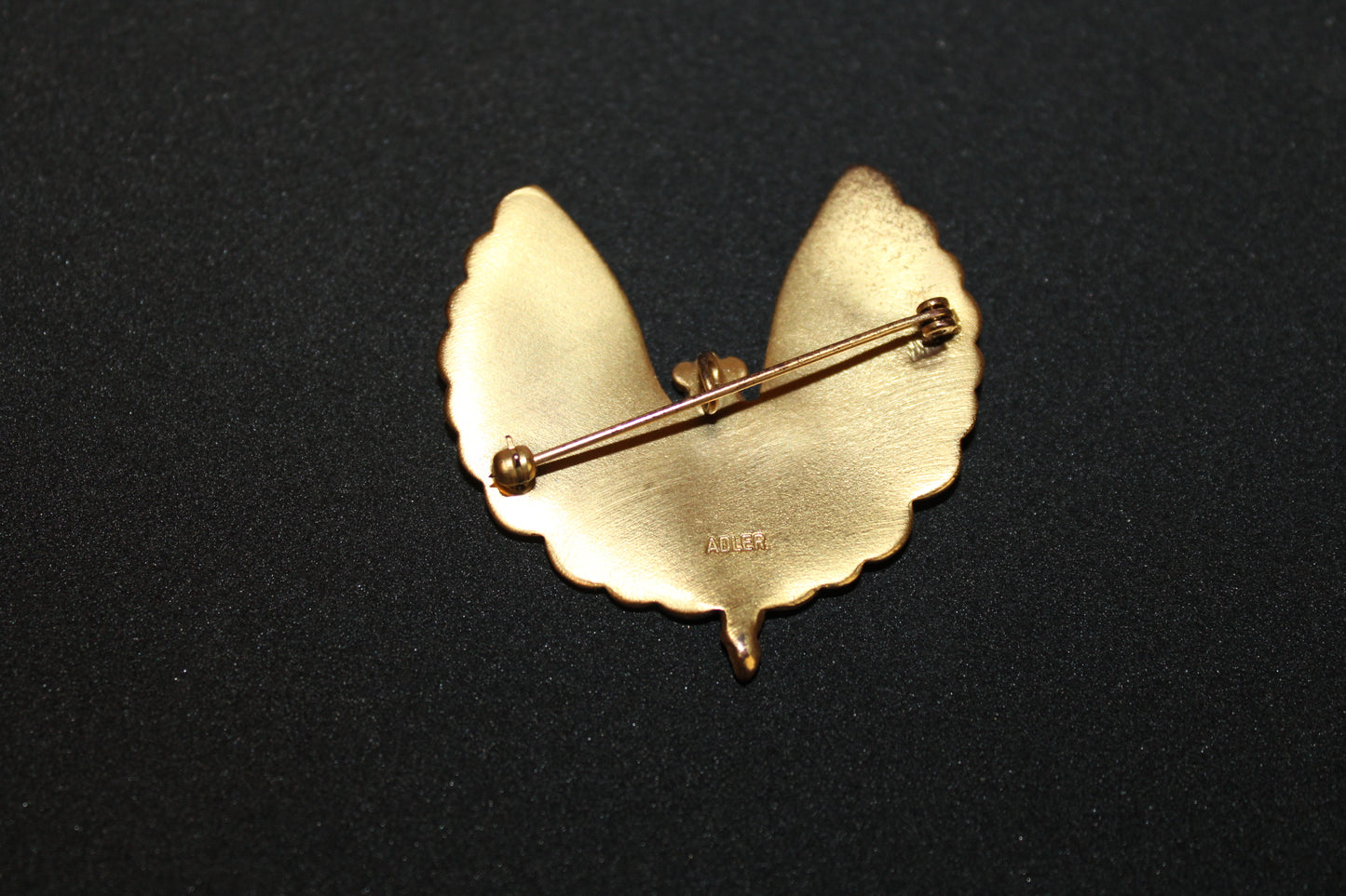 REX Butterfly King New Orleans Gold plated Mardi Gras Krewe Favor Adler's Brooch