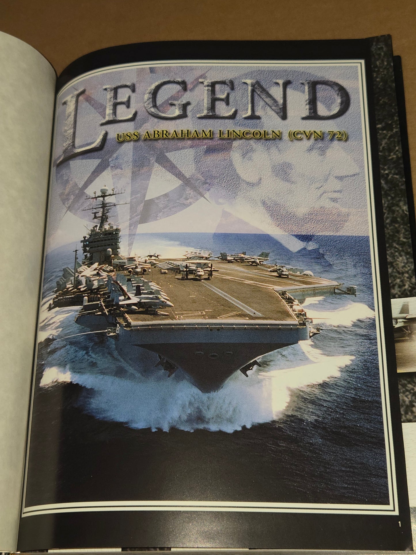 Legend The New Millennium ~ USS Abraham Lincoln (CVN 72) HC 2001 - Avgi Ionnidis