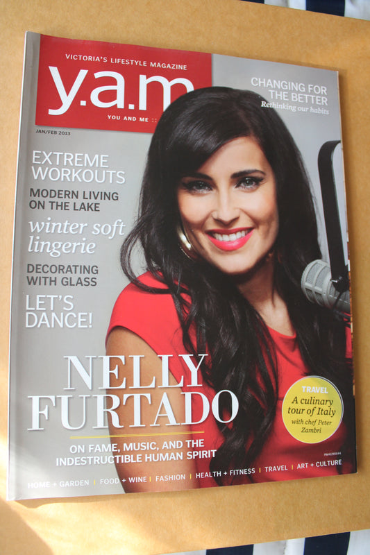 Nelly Furtado Y.A.M. Magazine JAN/FEB 2013 near mint!