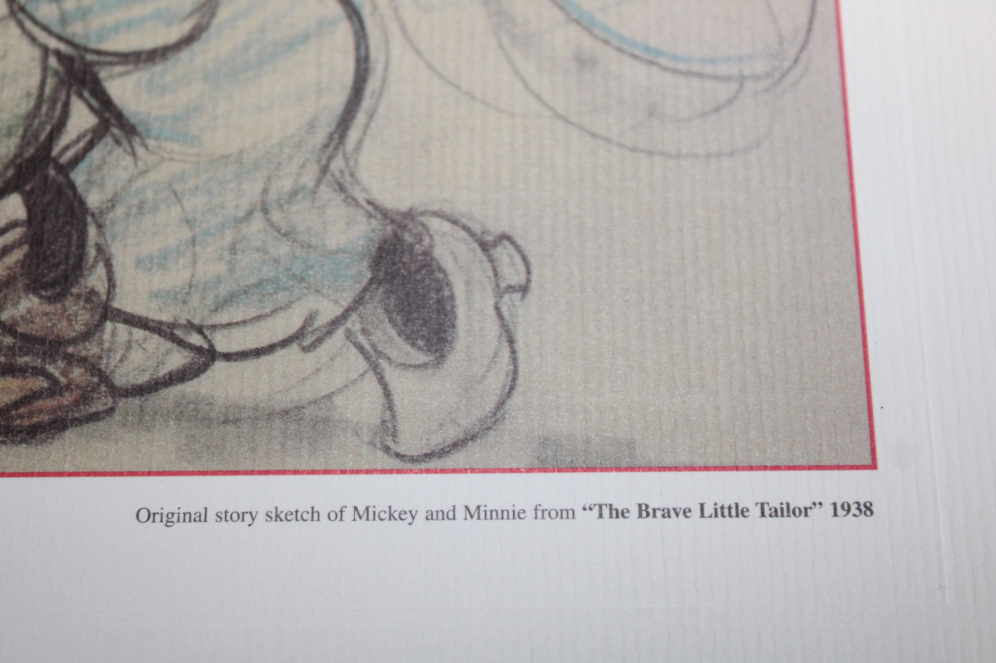 Sketch The Brave Little Tailor 1938 Mickey Mouse Smack 39 / 3