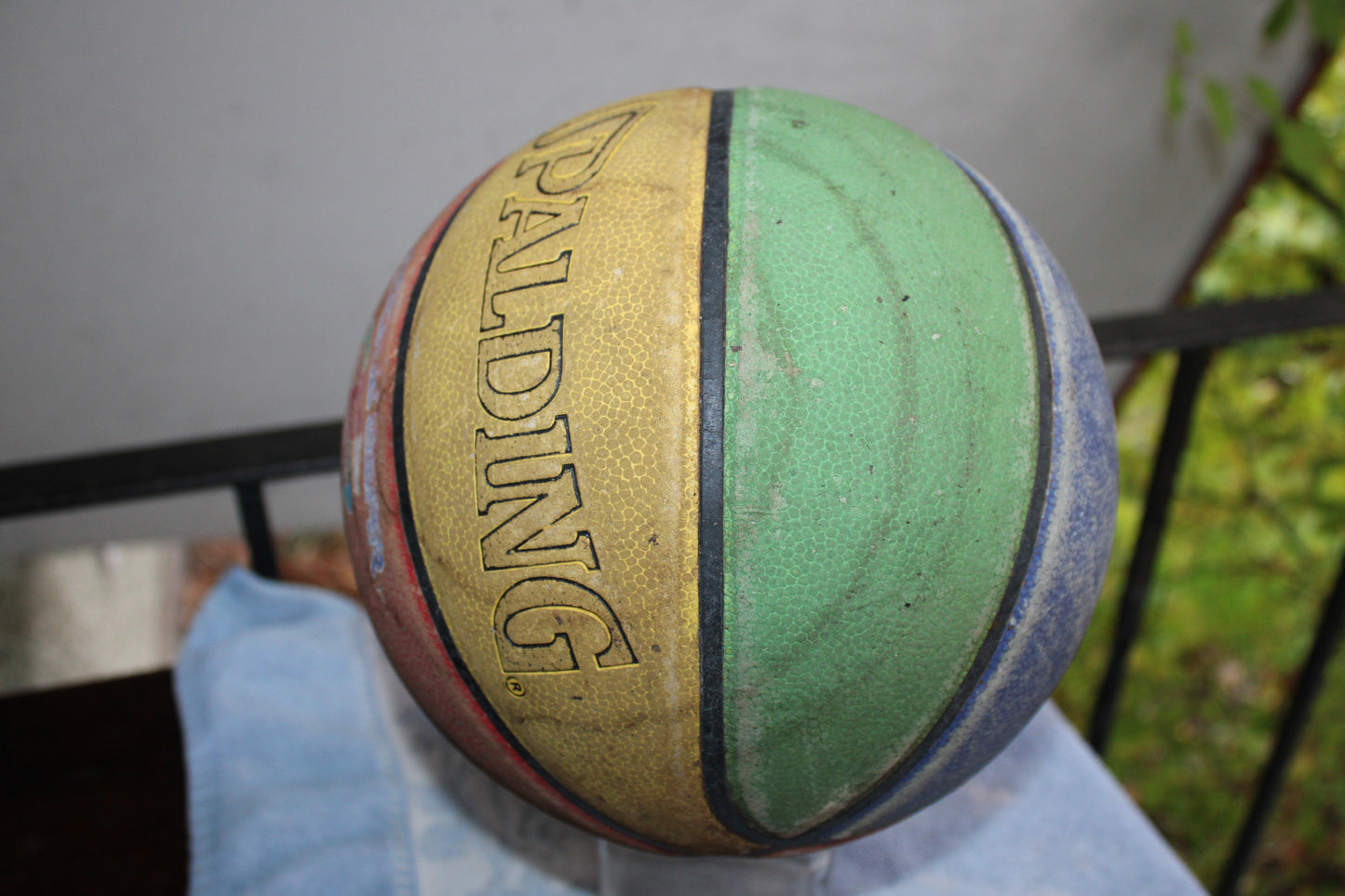 Vintage Basketball ~ SPALDING Rookie Gear - multi-coloured