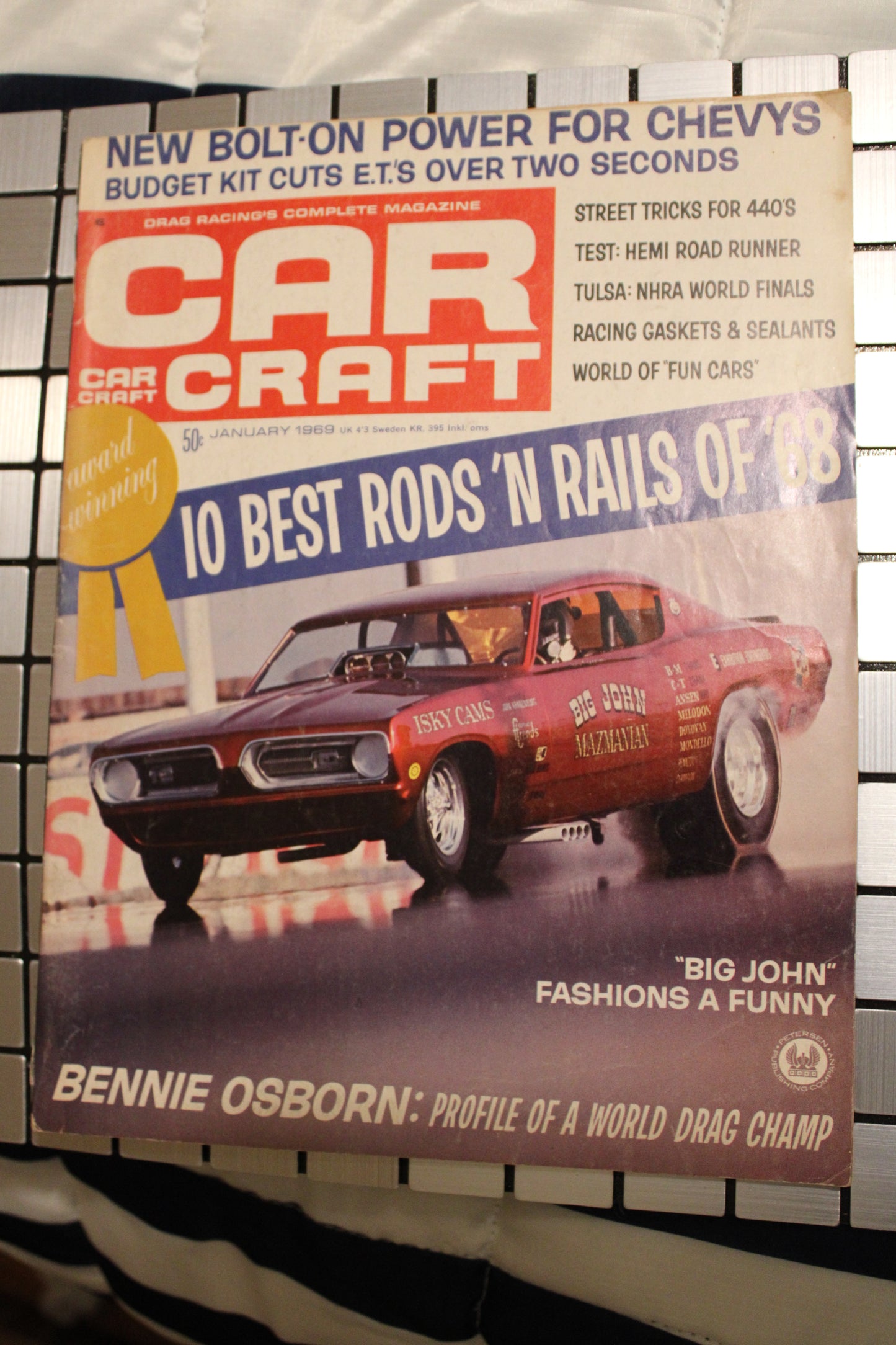 1969 CAR CRAFT from January 1969 - Big John - FORD - COBRA