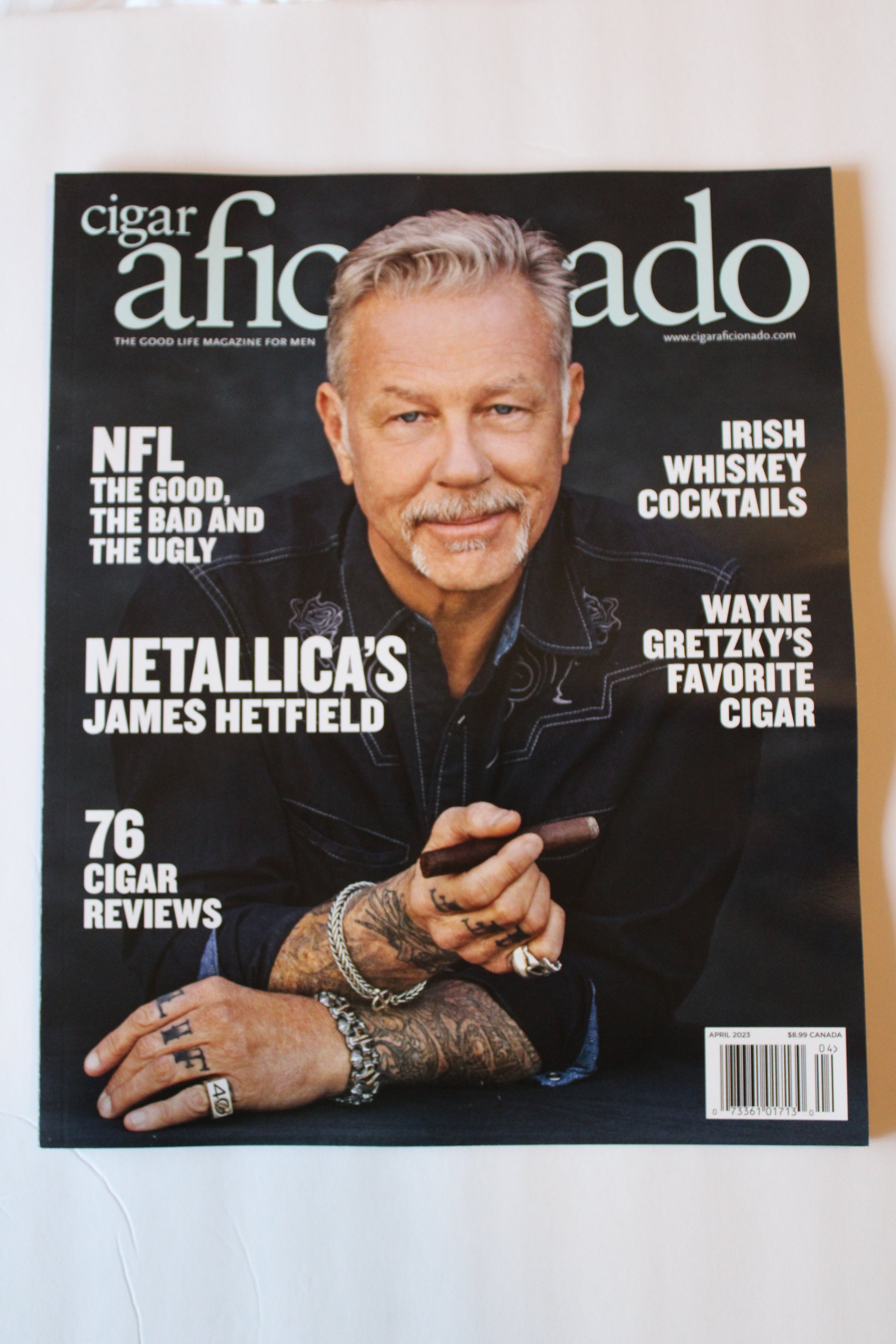 James Hetfield • Cigar Aficionado ~ Metallica New Album