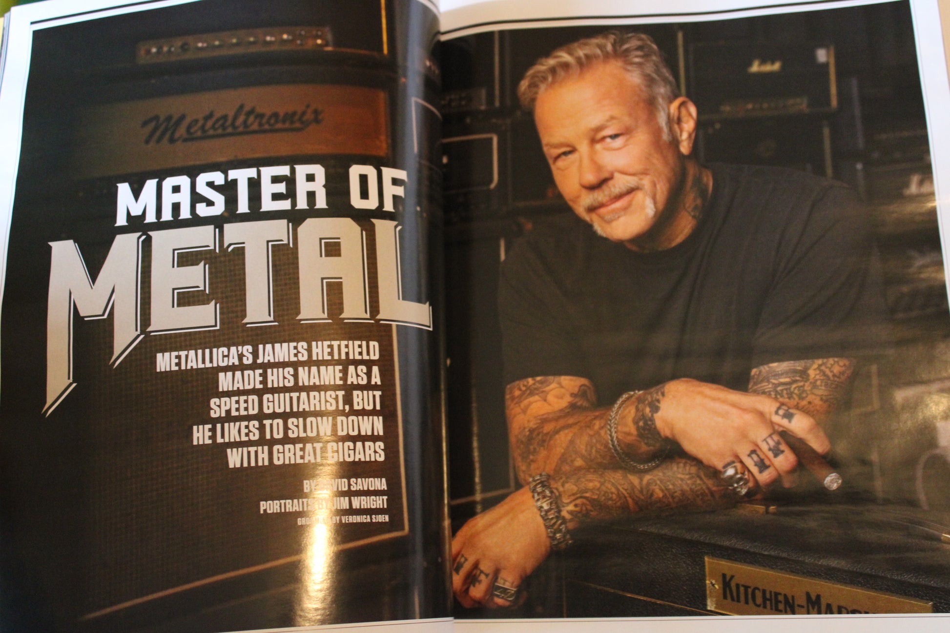 Metallica's James Hetfield • March/April 2023 Cigar Aficionado – Aurorarity